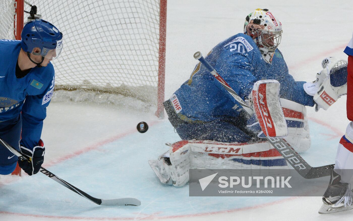 2016 IIHF World Ice Hockey Championship. Kazakhstan vs. Russia
