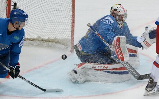 2016 IIHF World Ice Hockey Championship. Kazakhstan vs. Russia