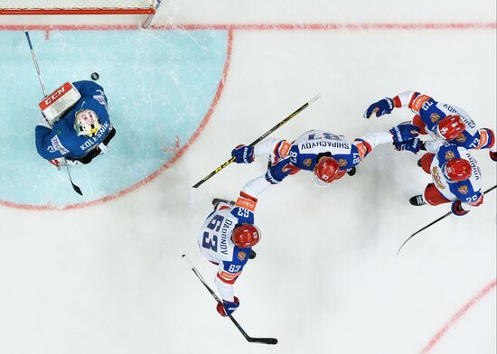 2016 IIHF World Ice Hockey Championship. Kazakhstan vs. Russia