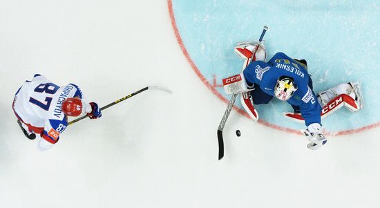 2016 IIHF World Ice Hockey Championship. Kazakhstan vs. Russia