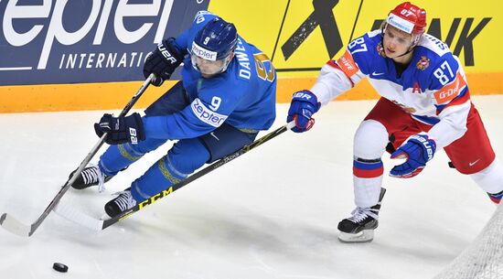 2016 IIHF World Ice Hockey Championship. Kazakhstan vs. Russia