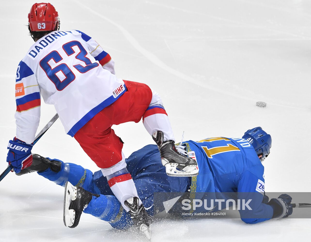 2016 IIHF World Ice Hockey Championship. Kazakhstan vs. Russia