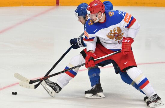 2016 IIHF World Ice Hockey Championship. Kazakhstan vs. Russia