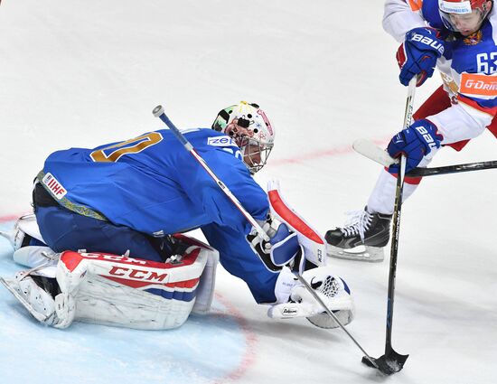 2016 IIHF World Ice Hockey Championship. Kazakhstan vs. Russia