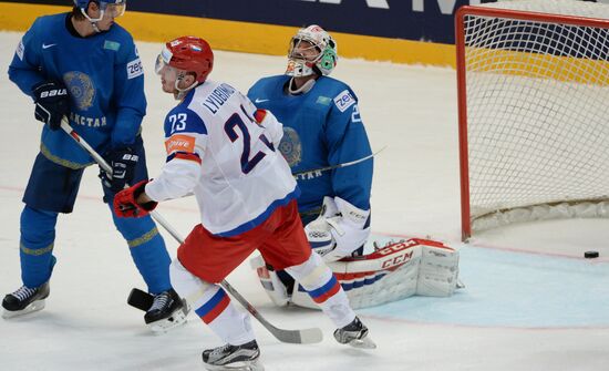2016 IIHF World Ice Hockey Championship. Kazakhstan vs. Russia