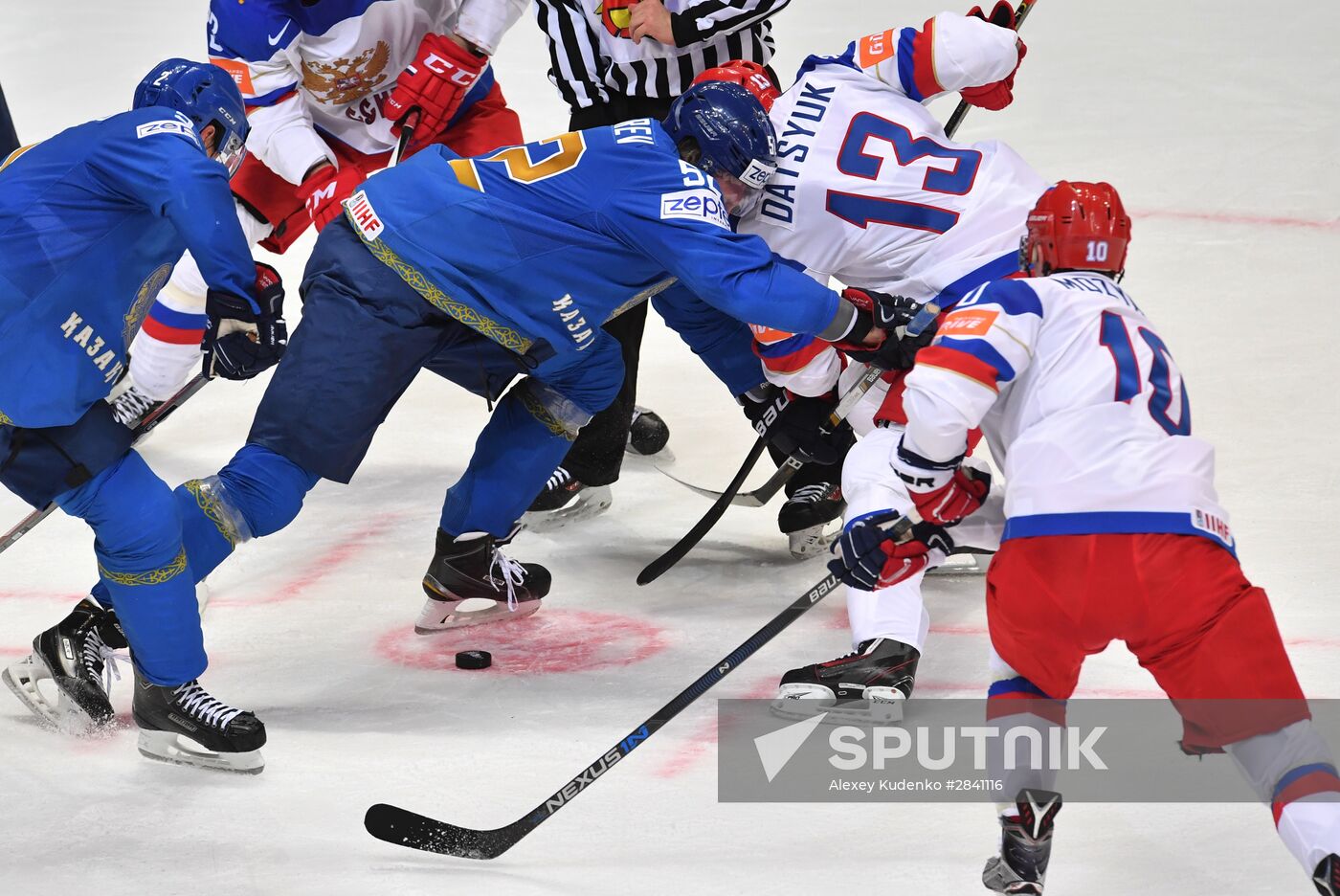 2016 IIHF World Ice Hockey Championship. Kazakhstan vs. Russia