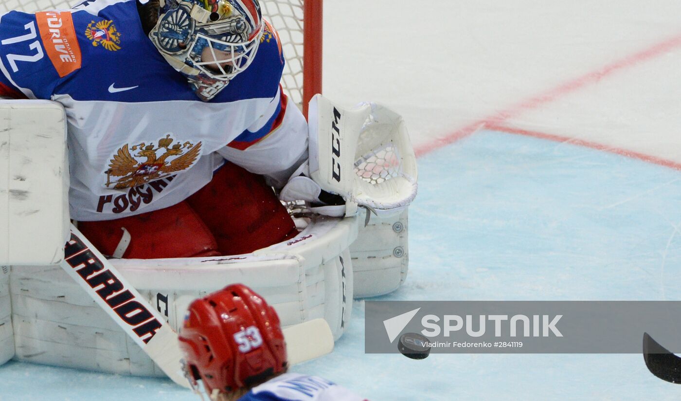2016 IIHF World Ice Hockey Championship. Kazakhstan vs. Russia