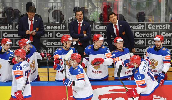 2016 IIHF World Ice Hockey Championship. Kazakhstan vs. Russia