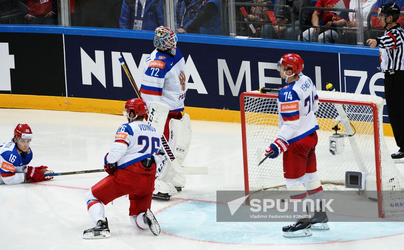 2016 IIHF World Ice Hockey Championship. Kazakhstan vs. Russia