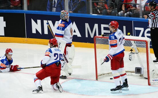 2016 IIHF World Ice Hockey Championship. Kazakhstan vs. Russia