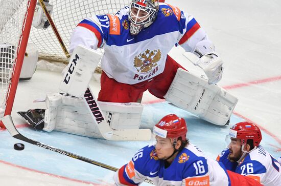2016 IIHF World Ice Hockey Championship. Kazakhstan vs. Russia