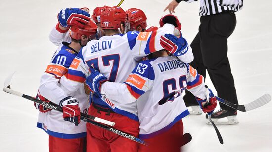 2016 IIHF World Ice Hockey Championship. Kazakhstan vs. Russia