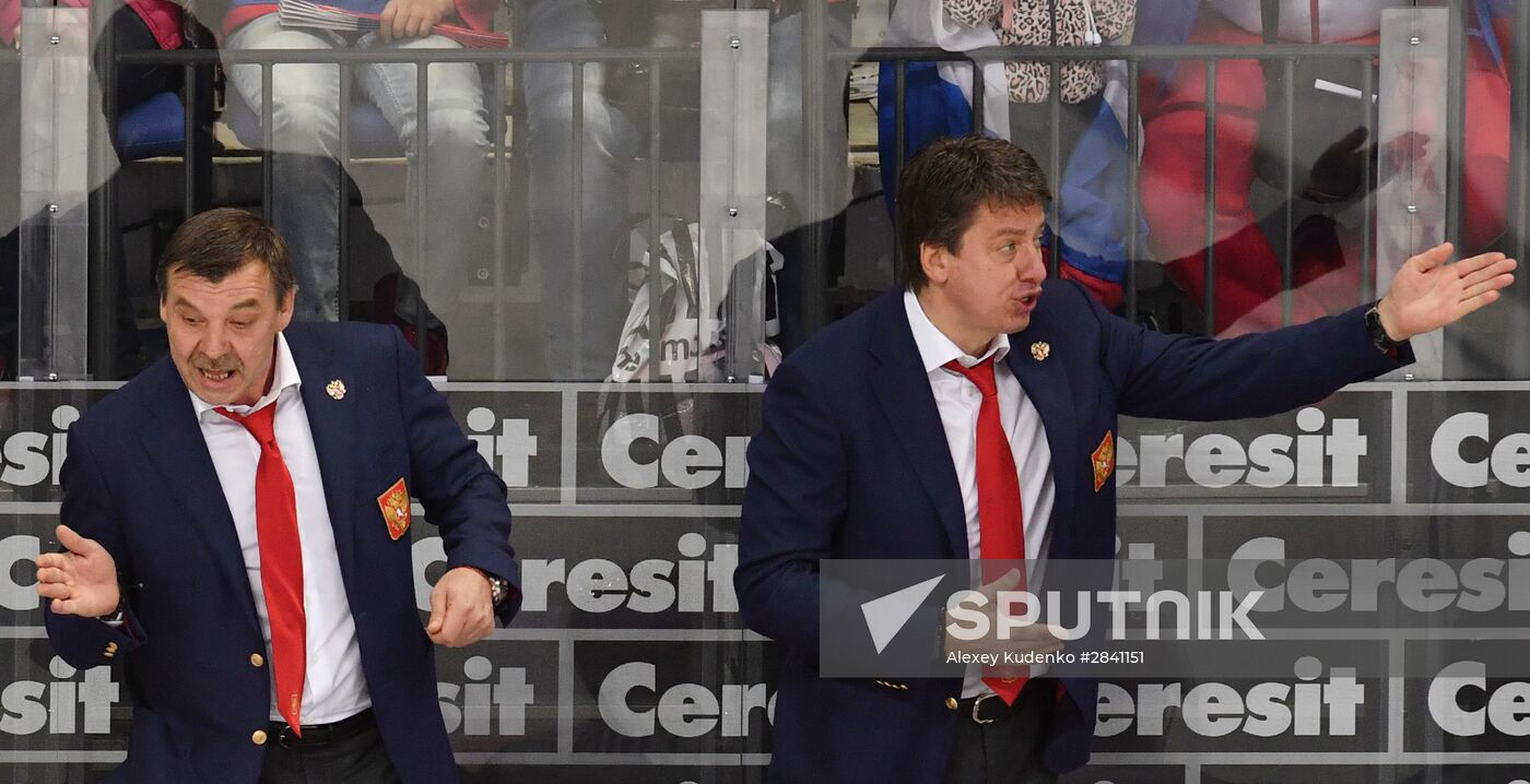 2016 IIHF World Ice Hockey Championship. Kazakhstan vs. Russia