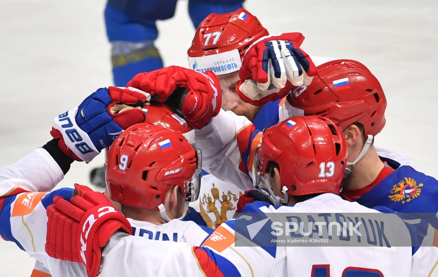 2016 IIHF World Ice Hockey Championship. Kazakhstan vs. Russia