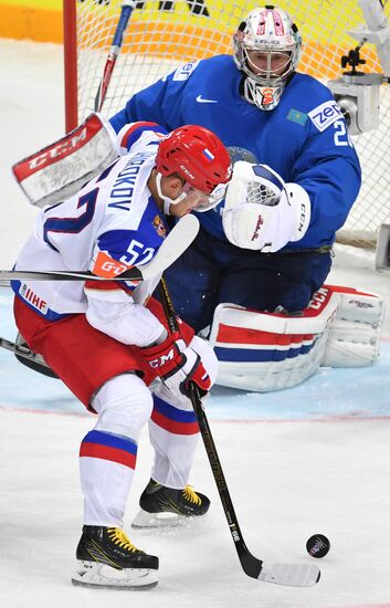 2016 IIHF World Ice Hockey Championship. Kazakhstan vs. Russia