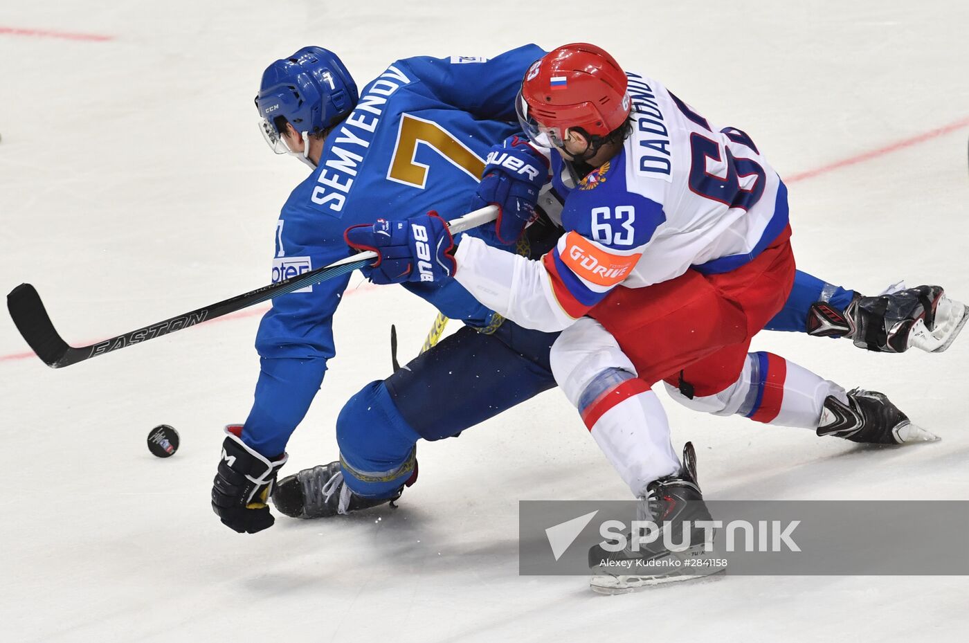 2016 IIHF World Ice Hockey Championship. Kazakhstan vs. Russia