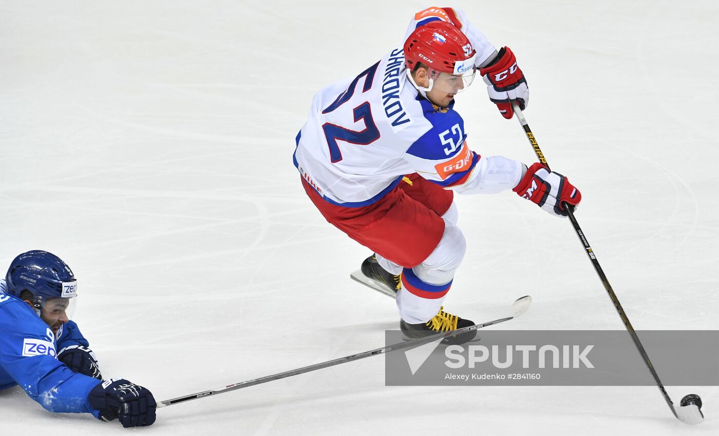 2016 IIHF World Ice Hockey Championship. Kazakhstan vs. Russia