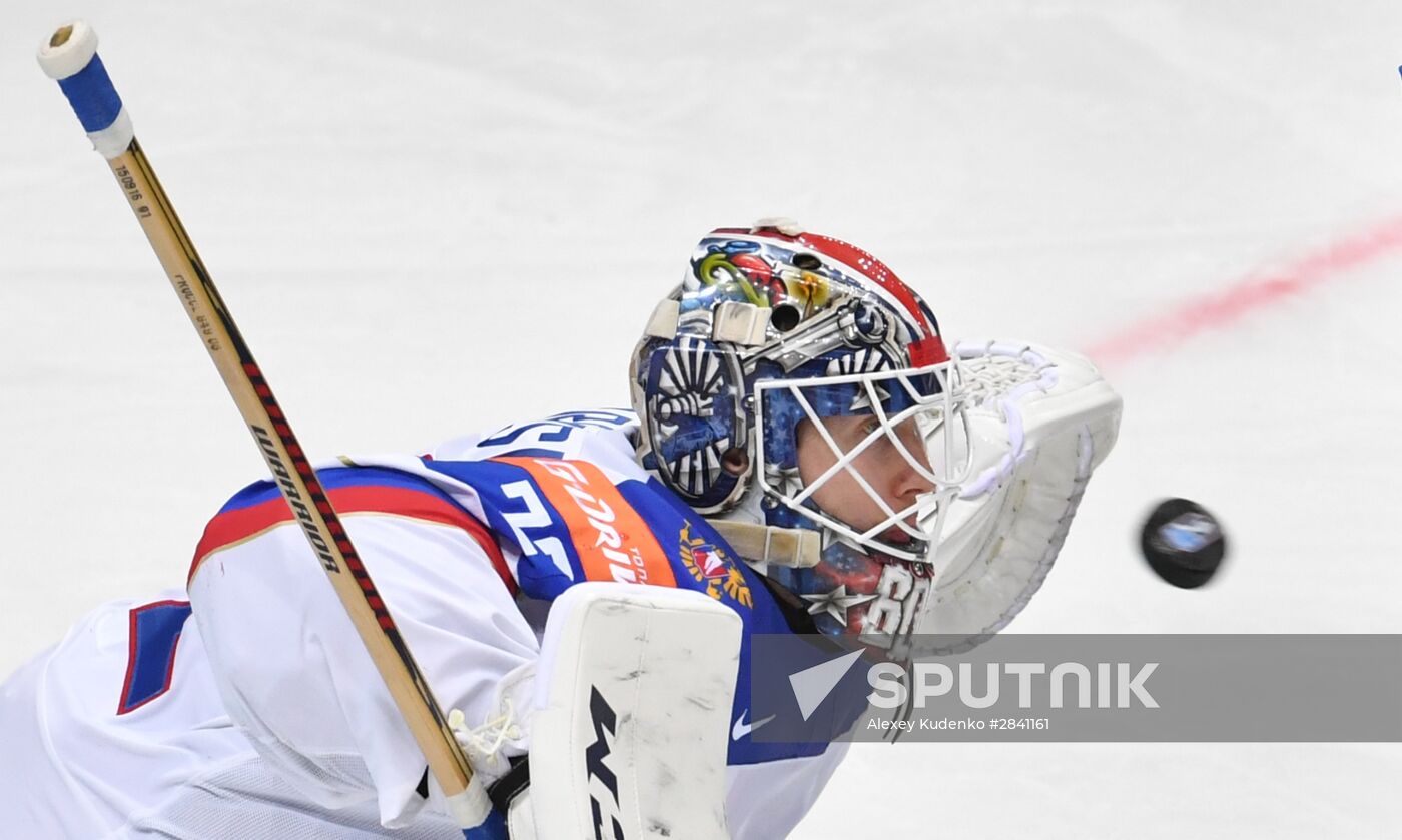 2016 IIHF World Ice Hockey Championship. Kazakhstan vs. Russia