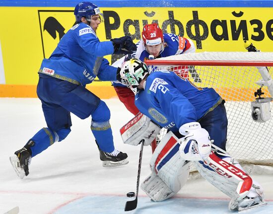 2016 IIHF World Ice Hockey Championship. Kazakhstan vs. Russia