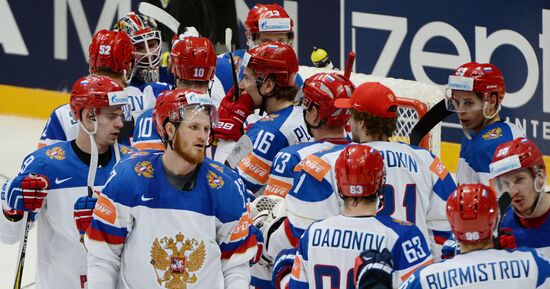 2016 IIHF World Ice Hockey Championship. Kazakhstan vs. Russia