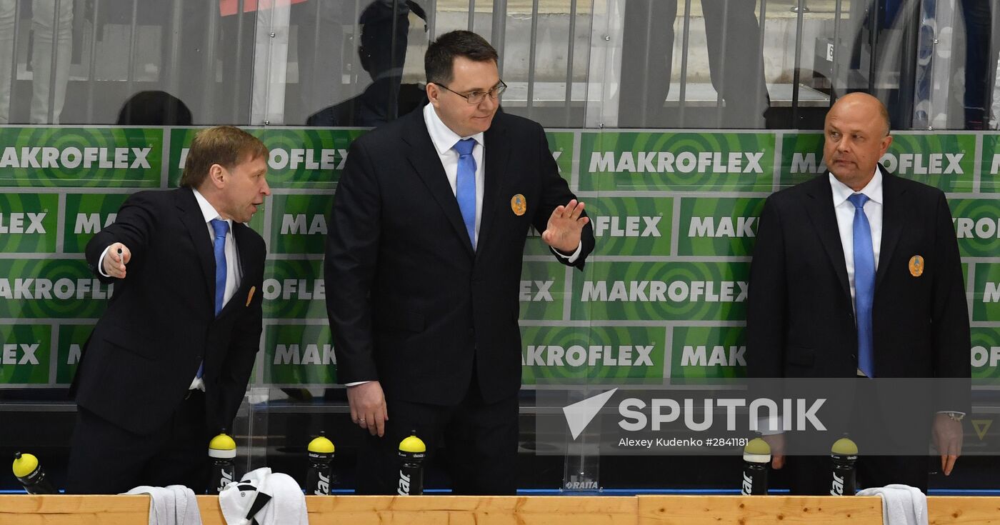 2016 IIHF World Ice Hockey Championship. Kazakhstan vs. Russia