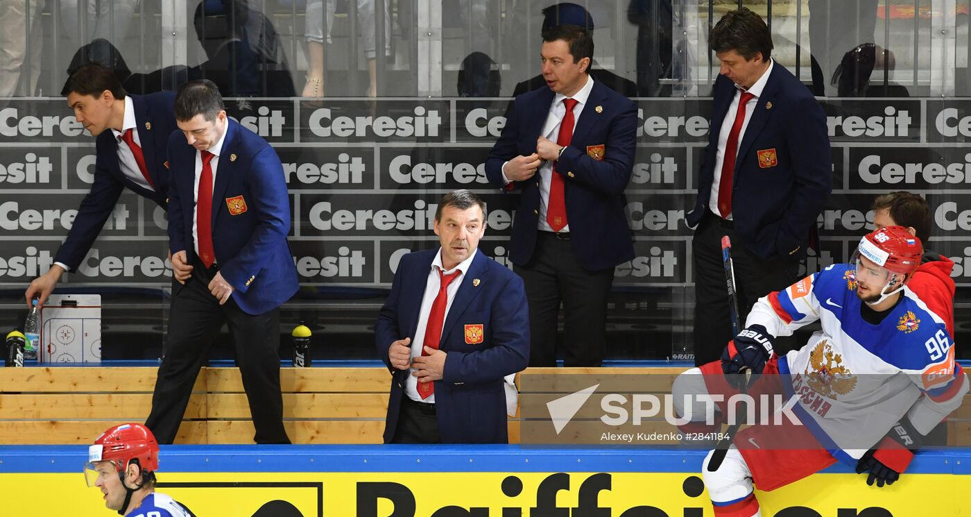 2016 IIHF World Ice Hockey Championship. Kazakhstan vs. Russia