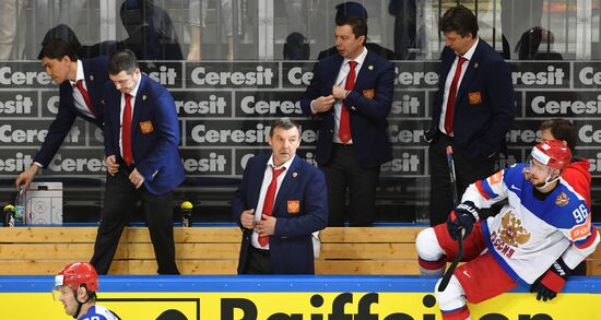 2016 IIHF World Ice Hockey Championship. Kazakhstan vs. Russia