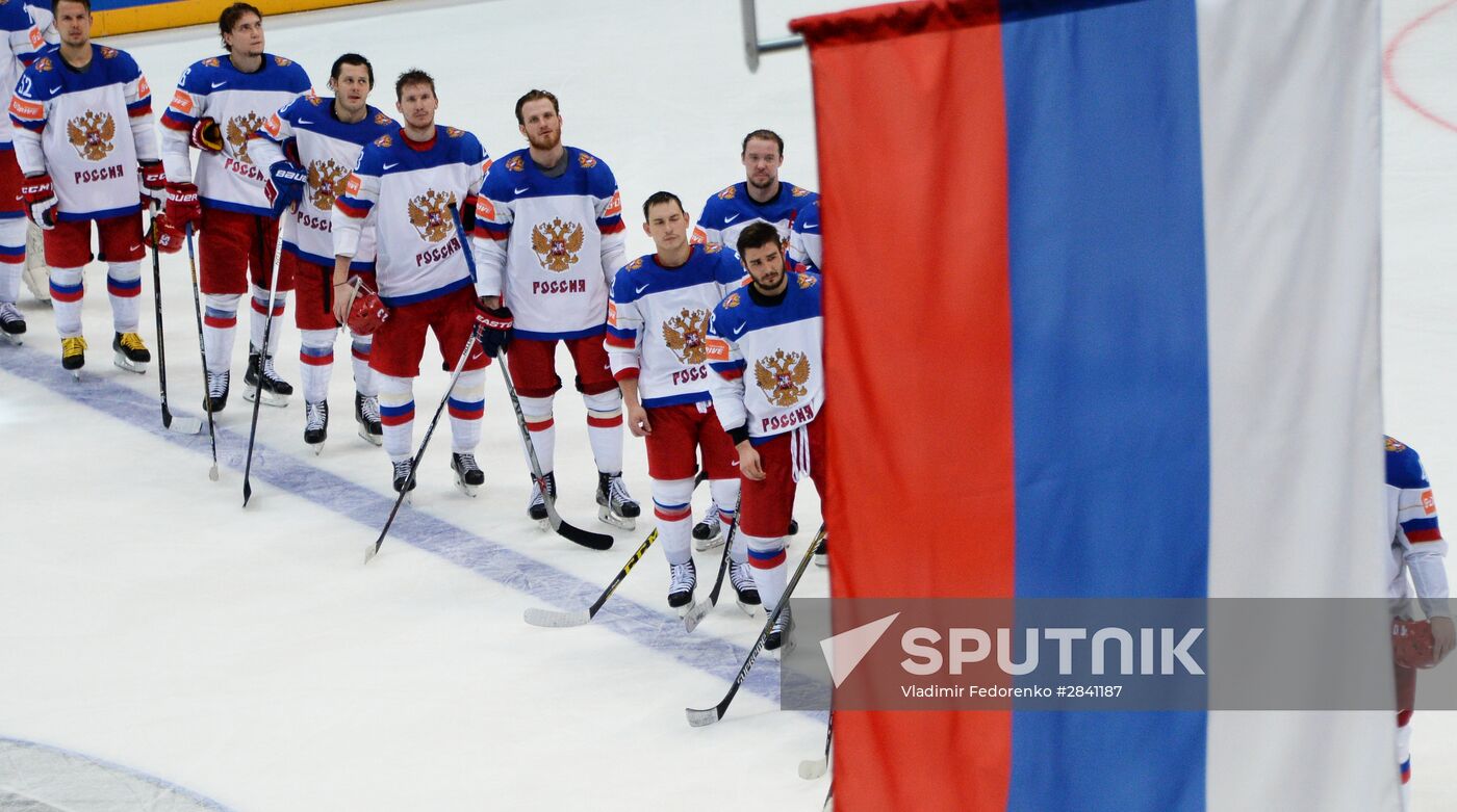 2016 IIHF World Ice Hockey Championship. Kazakhstan vs. Russia