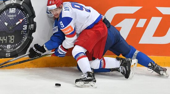 2016 IIHF World Ice Hockey Championship. Kazakhstan vs. Russia
