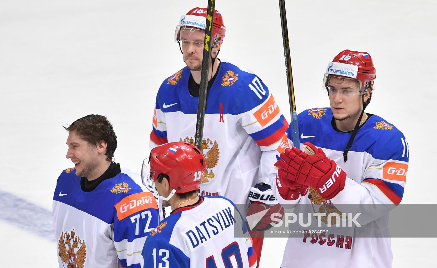 2016 IIHF World Ice Hockey Championship. Kazakhstan vs. Russia