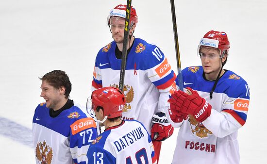 2016 IIHF World Ice Hockey Championship. Kazakhstan vs. Russia
