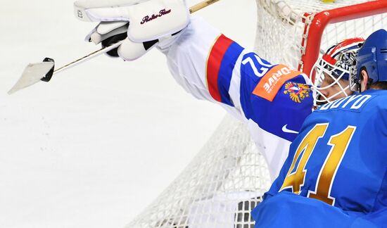 2016 IIHF World Ice Hockey Championship. Kazakhstan vs. Russia