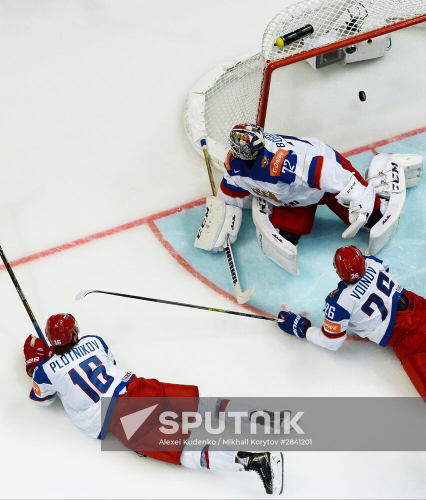 2016 IIHF World Ice Hockey Championship. Kazakhstan vs. Russia