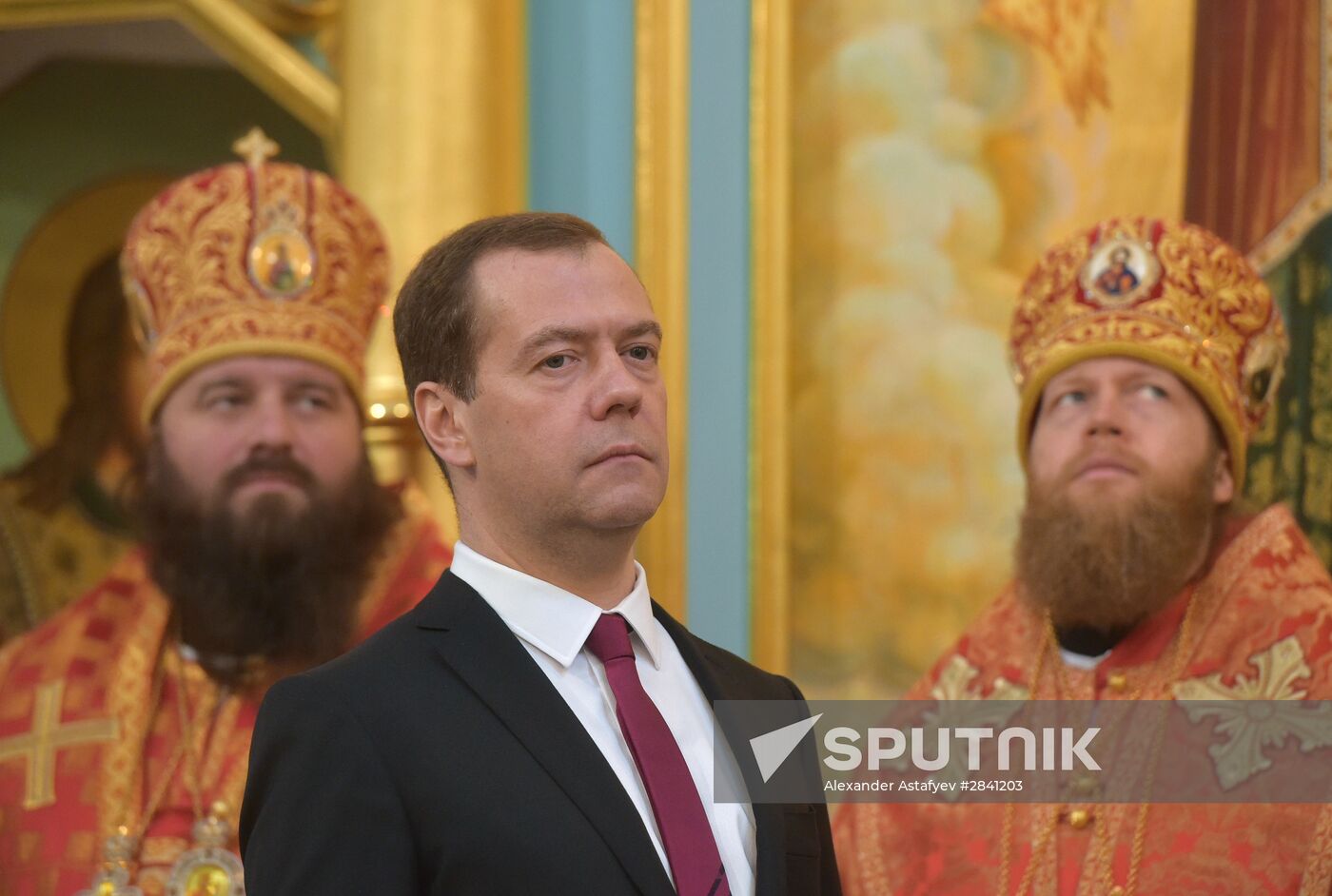 Dmitry Medvedev attends consecration ceremony for New Jerusalem Monastery's Resurrection Cathedral