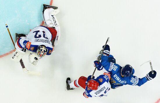 2016 IIHF World Ice Hockey Championship. Kazakhstan vs. Russia