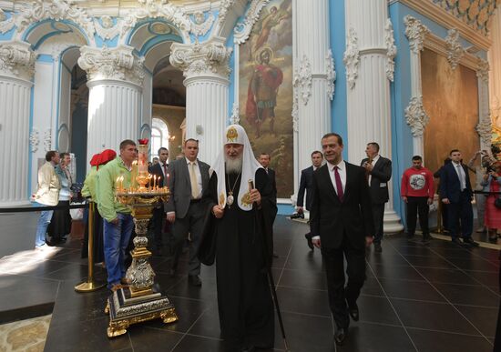 Dmitry Medvedev attends consecration ceremony for New Jerusalem Monastery's Resurrection Cathedral