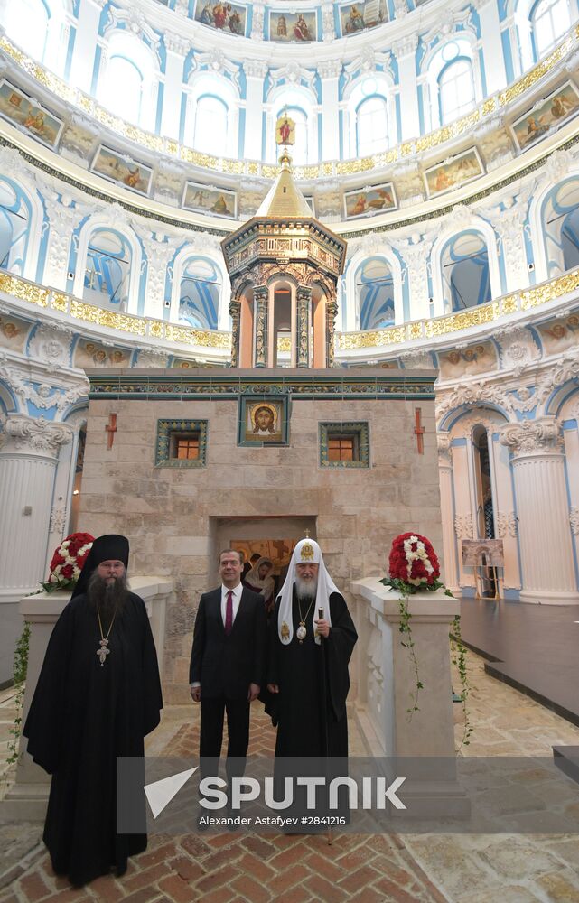 Dmitry Medvedev attends consecration ceremony for New Jerusalem Monastery's Resurrection Cathedral