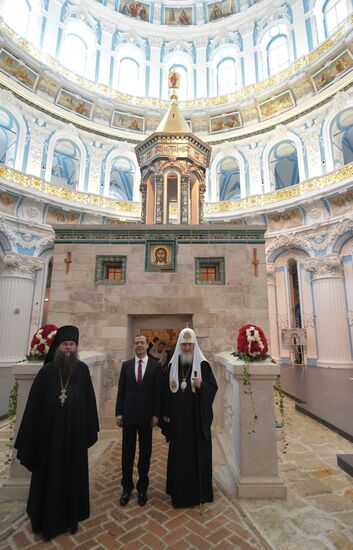 Dmitry Medvedev attends consecration ceremony for New Jerusalem Monastery's Resurrection Cathedral