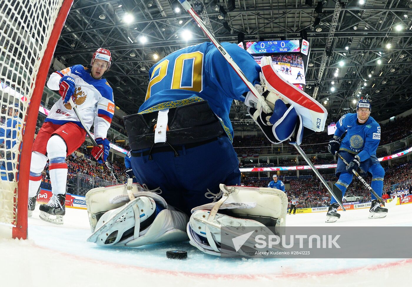 2016 IIHF World Ice Hockey Championship. Kazakhstan vs. Russia