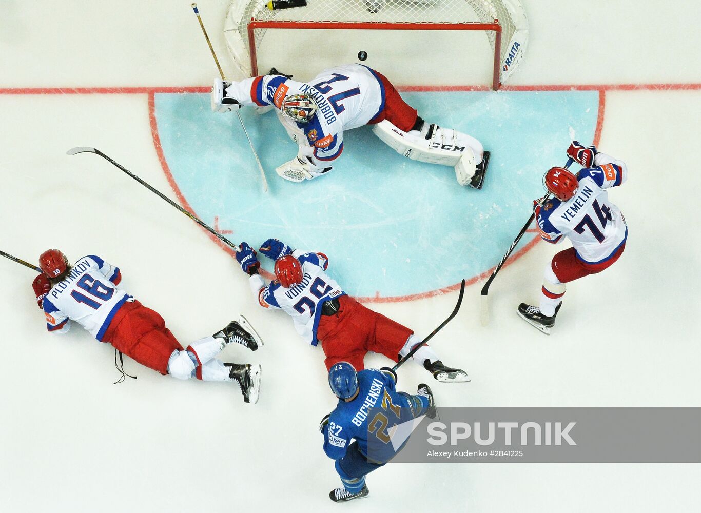 2016 IIHF World Ice Hockey Championship. Kazakhstan vs. Russia