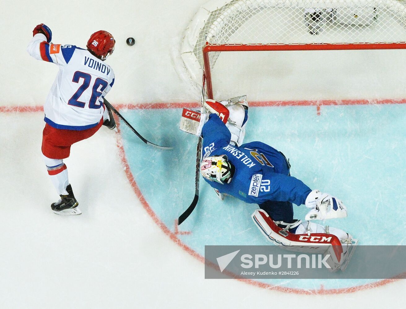 2016 IIHF World Ice Hockey Championship. Kazakhstan vs. Russia