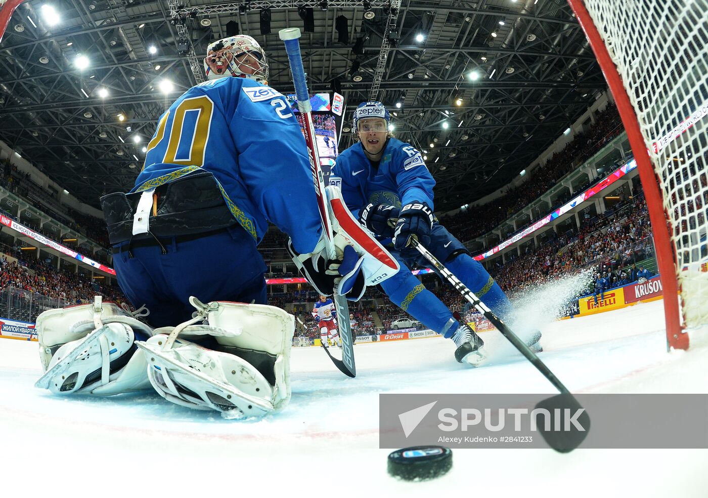 2016 IIHF World Ice Hockey Championship. Kazakhstan vs. Russia