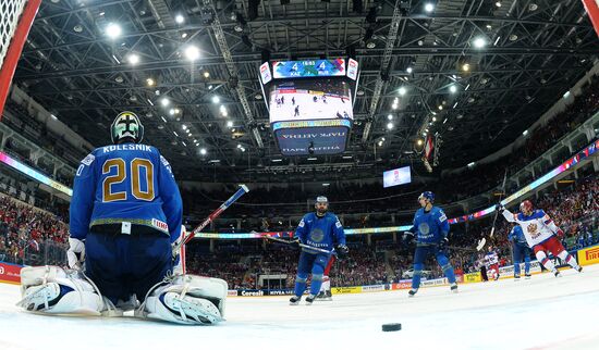 2016 IIHF World Ice Hockey Championship. Kazakhstan vs. Russia