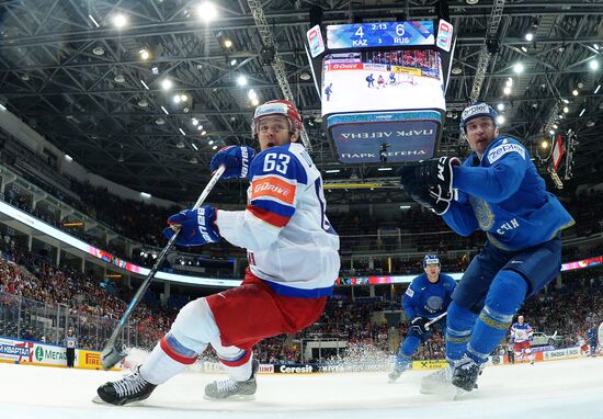 2016 IIHF World Ice Hockey Championship. Kazakhstan vs. Russia