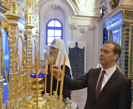 Dmitry Medvedev attends consecration ceremony for New Jerusalem Monastery's Resurrection Cathedral