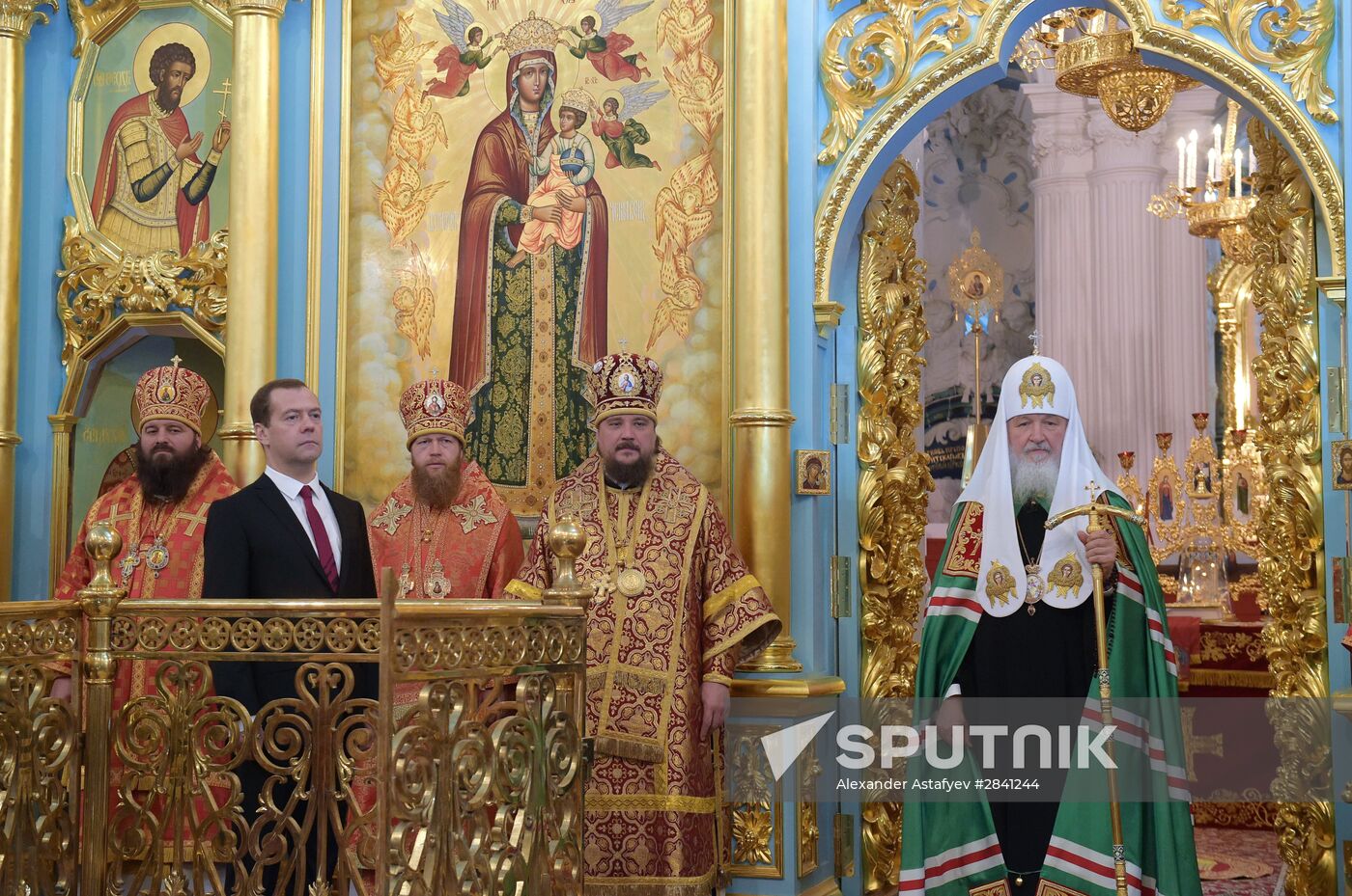 Dmitry Medvedev attends consecration ceremony for New Jerusalem Monastery's Resurrection Cathedral