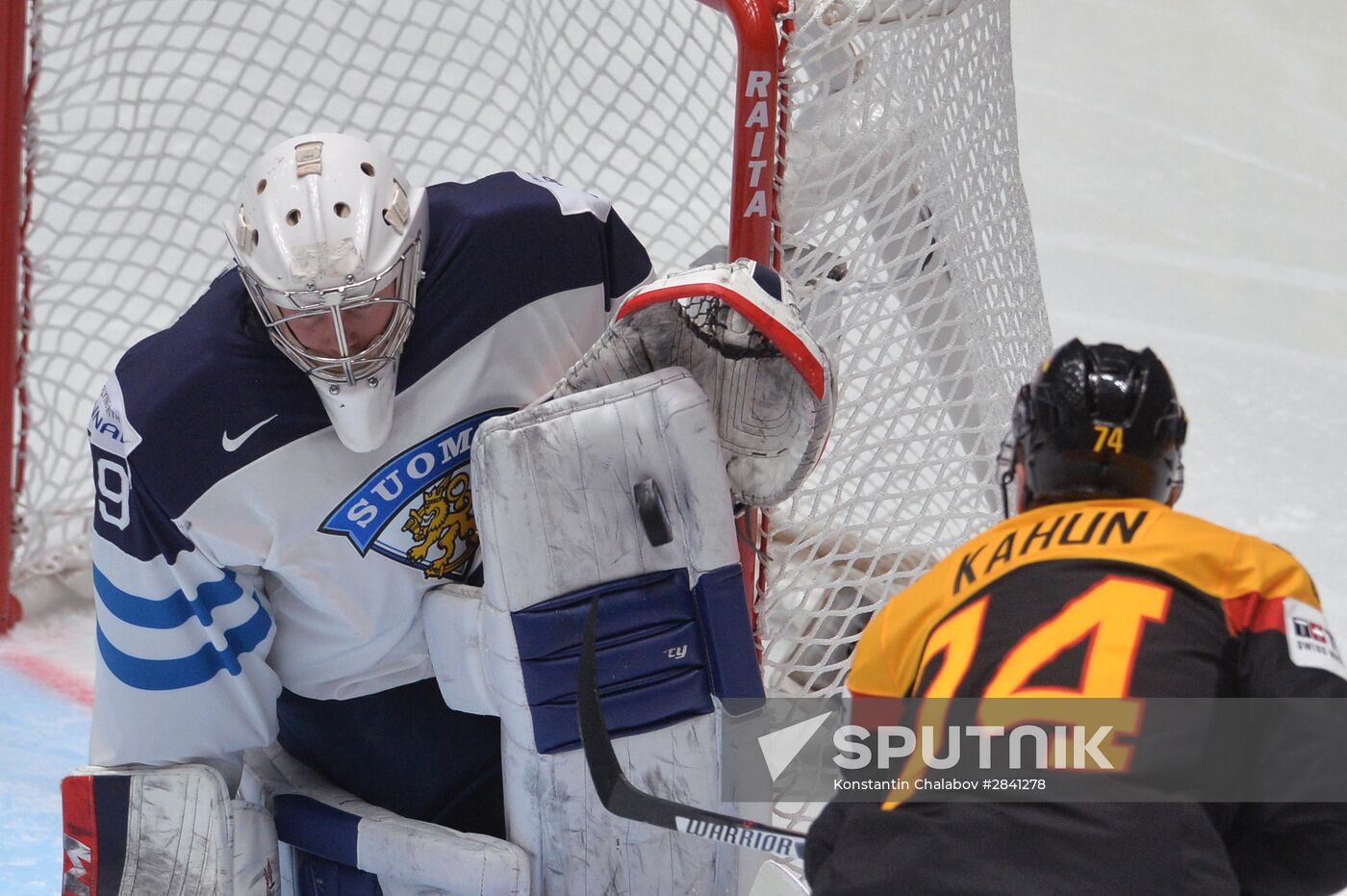 2016 IIHF World Ice Hockey Championship. Finland vs. Germany