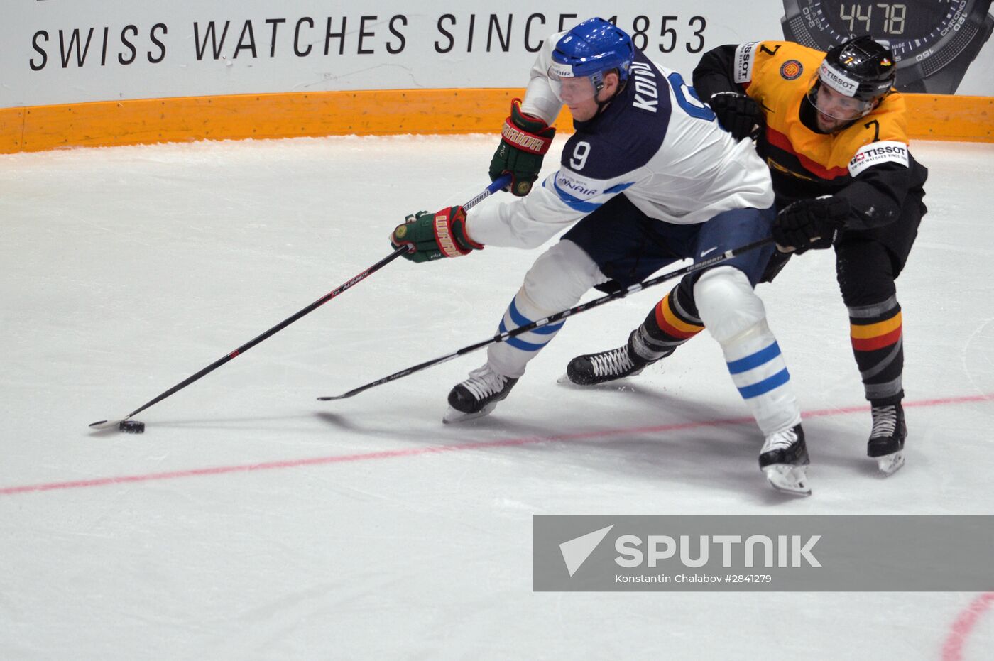 2016 IIHF World Ice Hockey Championship. Finland vs. Germany