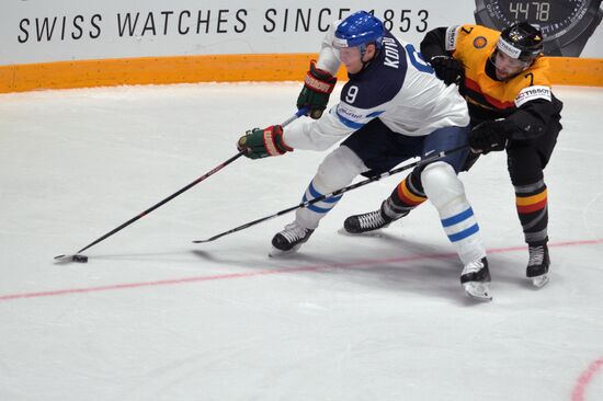 2016 IIHF World Ice Hockey Championship. Finland vs. Germany