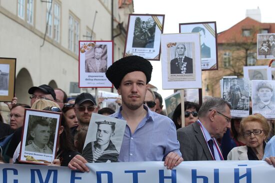Immortal Regiment march in Europe